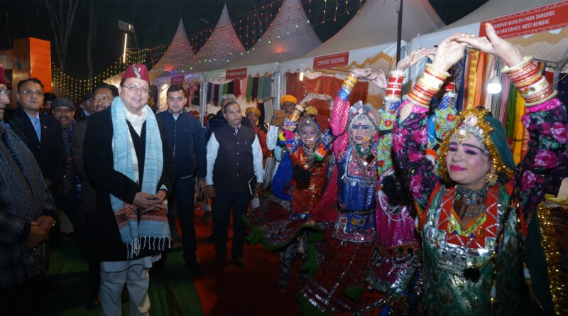 मुख्यमंत्री  पुष्कर धामी हुए  परेड मैदान में राज्य जनजातीय शोध संस्थान की ओर से आयोजित जनजातीय महोत्सव में शामिल,  बोले  – जनजातीय समाज का मजबूत और आत्मनिर्भर बनना देश और प्रदेश की उन्नति के लिए बहुत जरूरी 