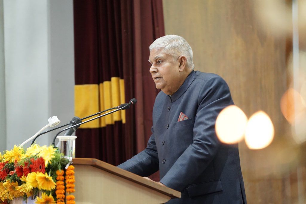 आईआईपी देहरादून के कार्यक्रम में  उपराष्ट्रपति धनखड़  बोले, सत्ता और अहम पदों पर रहे लोग दे रहे हमारे लोकतंत्र और राष्ट्रवाद की भावना को चुनौती, “संकीर्ण पार्टीगत हितों की पूर्ति के लिए  देश विरोधी नैरेटिव्स फैला रहे