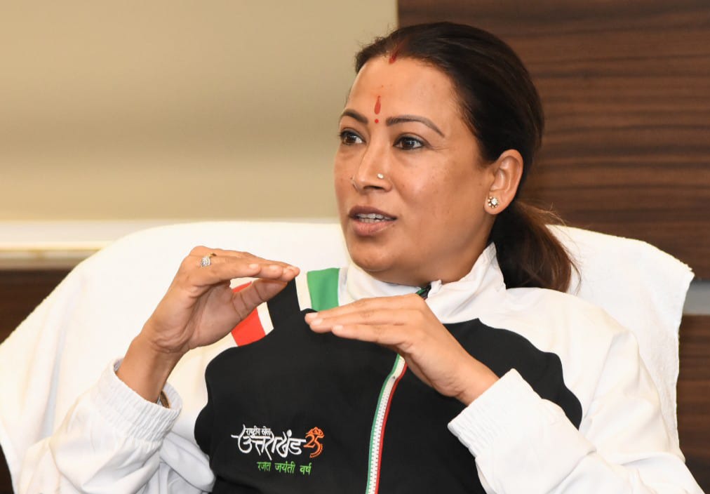 स्पोर्ट्स मिनिस्टर रेखा आर्या ने कहा- खेल सुविधाओं के मामले में अग्रणी राज्यों में शामिल हुआ उत्तराखंड, खेल अवस्थापनाओं के संरक्षण के लिए भी जल्द तैयार की जाएगी नीति