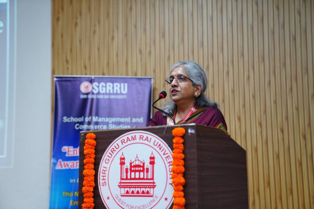 एसजीआरआर विवि में उद्यमिता जागरूकता कार्यक्रम आयोजित, स्टार्टअप को लेकर उद्यमियों ने साझा किए अपने अनुभव