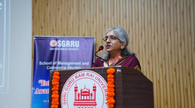 एसजीआरआर विवि में उद्यमिता जागरूकता कार्यक्रम आयोजित, स्टार्टअप को लेकर उद्यमियों ने साझा किए अपने अनुभव