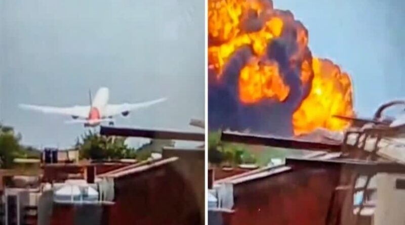 Shocking News of the Day : अहमदाबाद में बड़ा हादसा-एयर इंडिया का बोइंग 787 ड्रीमलाइनर प्लेन (A-171) क्रैश , 242 पैसेंजर थे सवार, 50 से ज्यादा शव बरामद