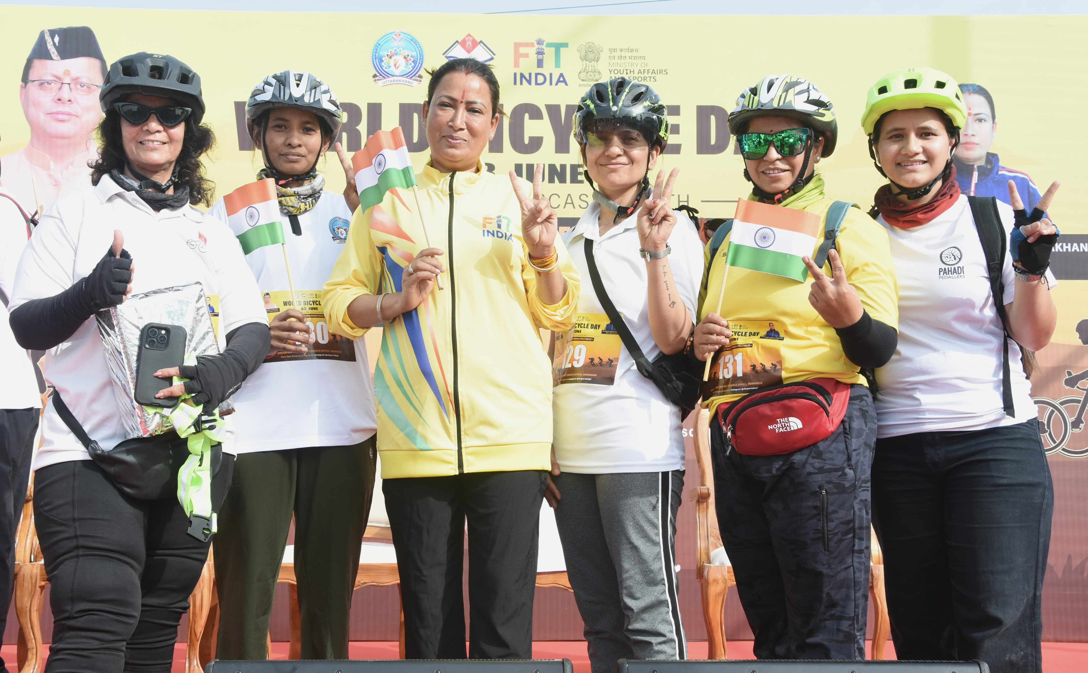 Sunday on Cycle  – हर घर से निकले खिलाड़ी, तब बनेगा प्रदेश खेल भूमि : रेखा आर्या