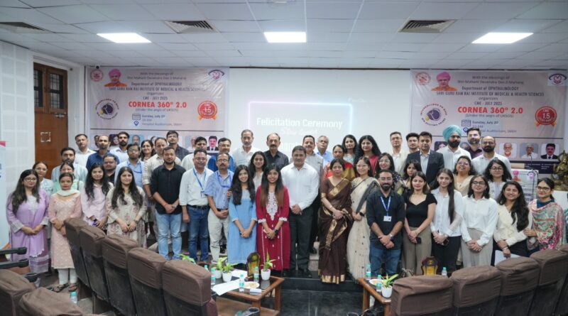 श्री महंत इन्दिरेश अस्पताल में हुआ सीएमई ‘काॅर्निया 360° 2.0’ का आयोजन , विशेषज्ञों ने रूमेटाइड रोगियों की आंखों में होने वाली जटिलताओं और उपचार पर विस्तार से जानकारी की साझा