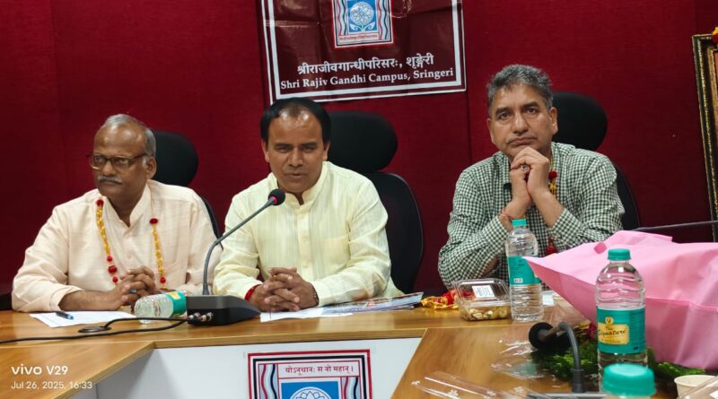 उत्तराखंड के संस्कृत शिक्षा मंत्री डॉ. रावत ने कहा – श्रृंगेरी से प्रेरित शिक्षा मॉडल से होगी सांस्कृतिक पुनर्जागरण की शुरुआत