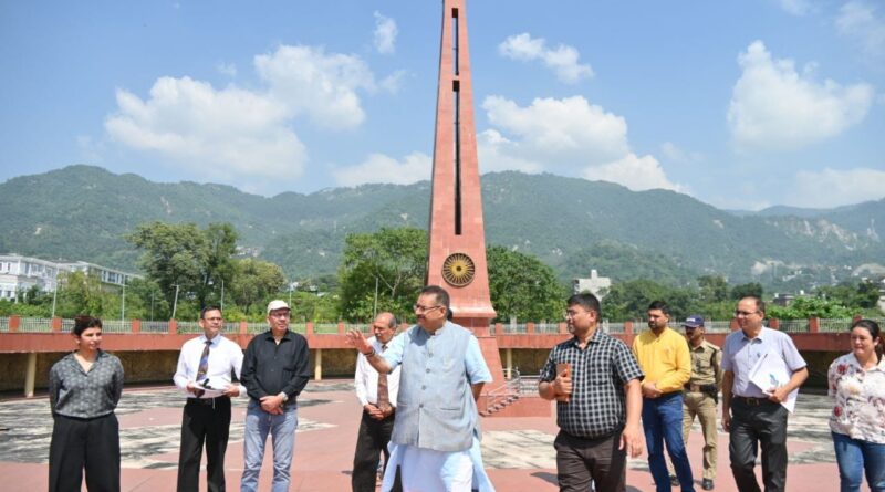 सैनिक कल्याण मंत्री जोशी ने गुनियाल गांव में किया निर्माणाधीन सैन्यधाम का निरीक्षण,कहा- सैन्यधाम राज्य सरकार का ड्रीम प्रोजेक्ट
