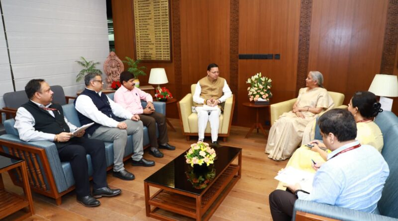 मुख्यमंत्री पुष्कर धामी ने वित्त मंत्री निर्मला सीतारमण से  मुलाकात कर राज्य से संबंधित विभिन्न महत्वपूर्ण विषयों पर की विस्तृत चर्चा , मांगा सहयोग,मिला आश्वासन