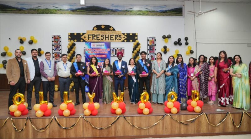 स्कूल  ऑफ पैरामैडिकल एण्ड एलाइड हैल्थ साइसेज़ एसजीआरआरयू के में फ्रेशर्स पार्टी का आयोजन, नवागंतुक छात्रों का हुआ गर्मजोशी से वेलकम