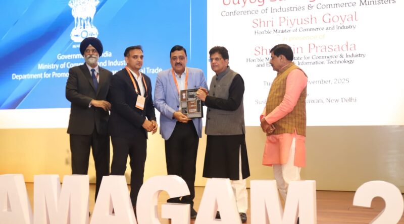 उत्तराखंड को राष्ट्रीय स्तर पर  व्यापार सुधार के क्षेत्र में पांच प्रमुख श्रेणियों में टॉप अचीवर्स पुरस्कार