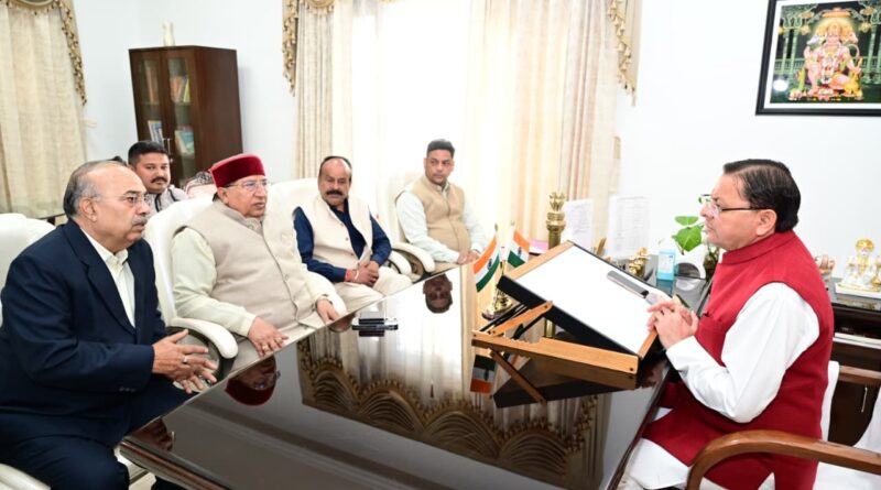 बार एसोसिएशन देहरादून के प्रतिनिधिमंडल ने चैंबर निर्माण को शुल्क माफी की मांग रखी, ,सीएम धामी ने दिया सकारात्मक कार्यवाई का आश्वासन