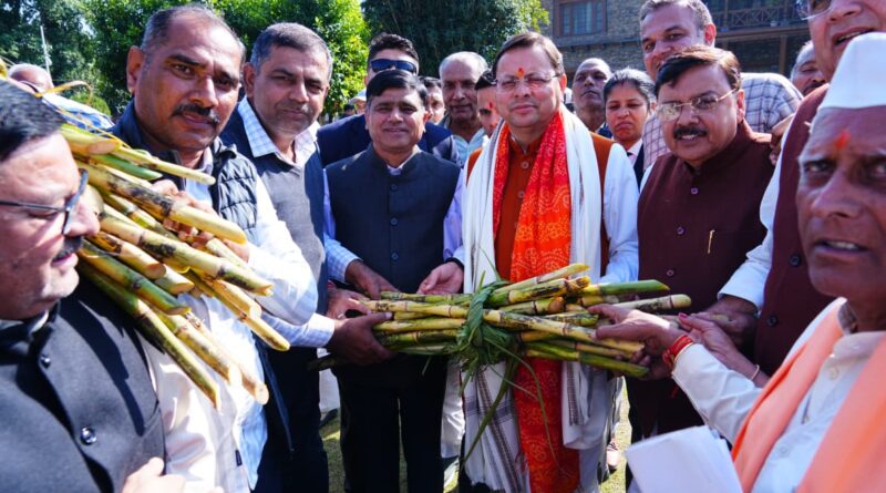 सीएम धामी ने सुनी किसानों की समस्याएं,    हरिद्वार के गन्ना किसानों के प्रतिनिधिमंडल ने सौंपा ज्ञापन , मिला आश्वासन