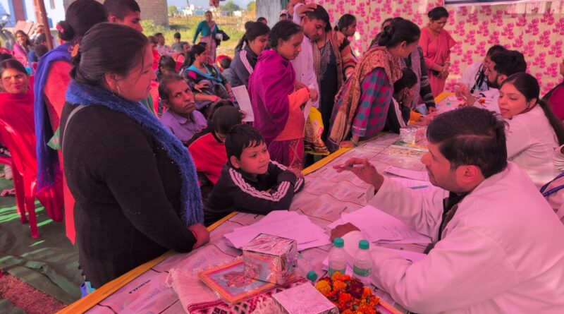 श्री महंत इन्दिरेश अस्पताल ने मानसिक अक्षम बच्चों के लिए झण्डीचौड़ कोटद्वार में लगाया विशेष शिविर ,  100 से अधिक बच्चों का किया गया मानसिक, शारीरिक एवं विकासात्मक परीक्षण