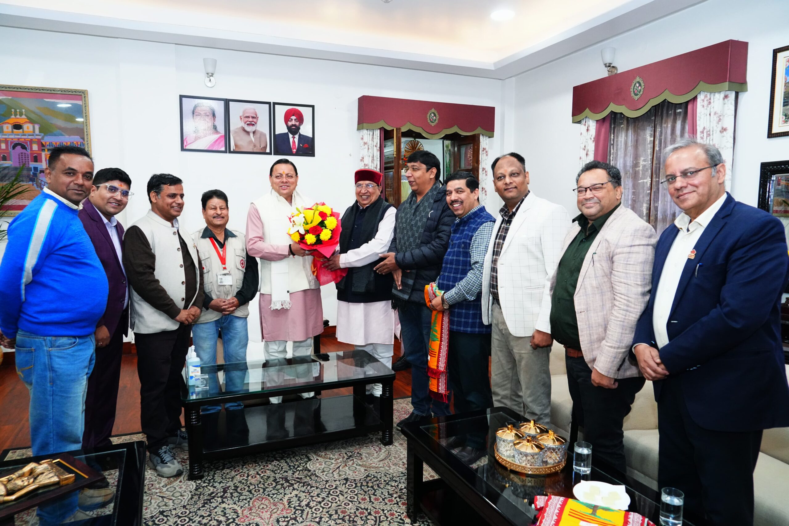 पीआरएसआई डेलीगेशन ने सीएम धामी को दिया देहरादून में होने वाले राष्ट्रीय अधिवेशन के लिए इनविटेशन