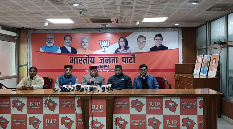 अंकिता मर्डर केस में सोशल मीडिया के अपुष्ट एवं अमर्यादित पोस्टों के आधार पर समूचे दलित समाज को कलंकित कर रही कांग्रेस : खजान दास