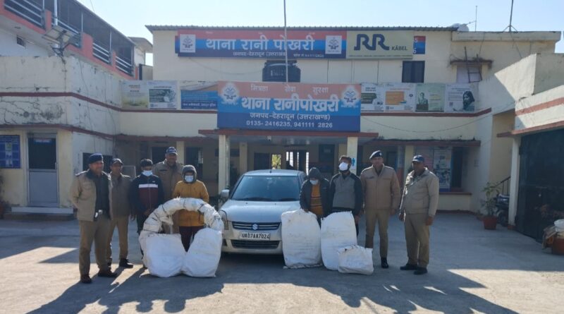 विद्युत उपसंस्थान रानीपोखरी में हुई केबिल चोरी की सनसनीखेज वारदात का पुलिस टीम ने किया खुलासा -गिरोह के  4 सदस्य गिरफ्तार