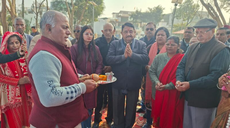 एमडीडीए ने  रायपुर–डालनवाला क्षेत्र में किया दो पार्कों का 90 लाख की लागत से जीर्णोद्धार एवं निर्माण कार्य का आगाज, विधायक उमेश शर्मा ने किया शिलान्यास