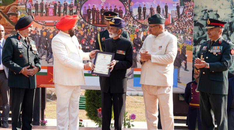 सशस्त्र बल भूतपूर्व सैनिक दिवस (वेटरन्स डे)  कार्यक्रम में बोले राज्यपाल –   सैनिक कभी पूर्व नहीं होता, वह अंतिम सांस तक रहता है राष्ट्र रक्षक