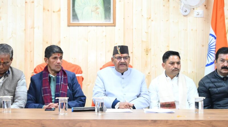 कृषि एवं कृषक कल्याण मंत्री  जोशी ने  कहा –    उत्तराखण्ड के समग्र विकास के लिए नई संभावनाओं के द्वार खोलने वाला है केंद्रीय बजट 