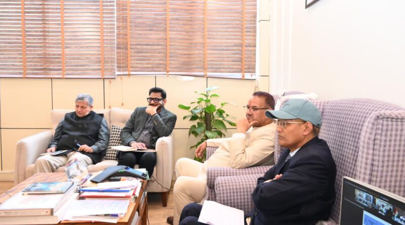 केंद्रीय योजनाओं की समीक्षा में वर्चुअल माध्यम से शामिल हुए प्रदेश के कृषि मंत्री जोशी – घेरबाड़ योजना के लिए  90 करोड़ शीघ्र अवमुक्त किए जाने का अनुरोध