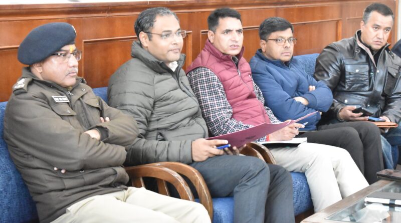 विधानसभा बजट सत्र की तैयारियों में जिला जुटा प्रशासन, सम्बन्धित अधिकारियों को सौंपी जिम्मेदारियां