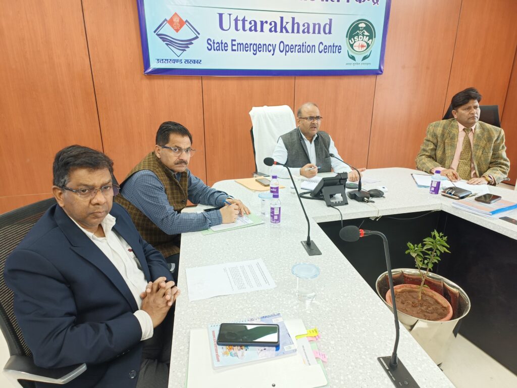 उत्तराखंड में 16, 17 तथा 18 मार्च को सभी 13 जनपदों में होगी मॉक ड्रिल, सचिव आपदा प्रबंधन विनोद कुमार सुमन ने की तैयारियों की समीक्षा