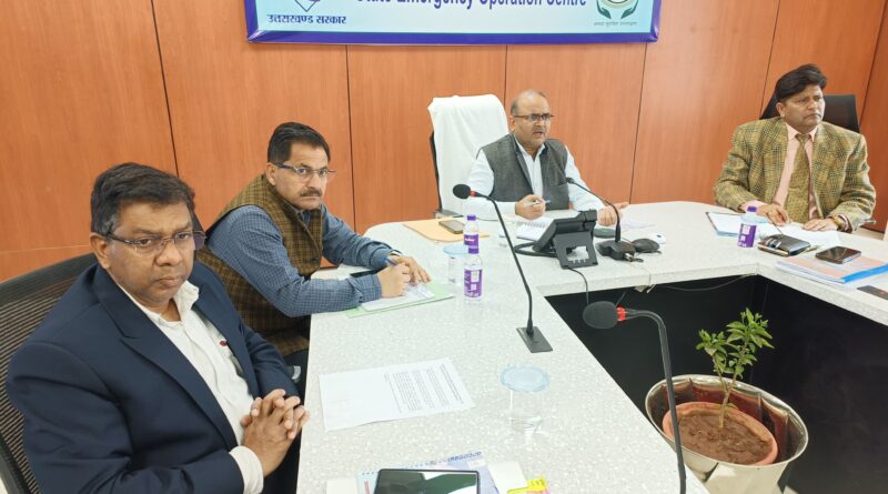 उत्तराखंड में 16, 17 तथा 18 मार्च को सभी 13 जनपदों में होगी मॉक ड्रिल, सचिव आपदा प्रबंधन विनोद कुमार सुमन ने की तैयारियों की समीक्षा