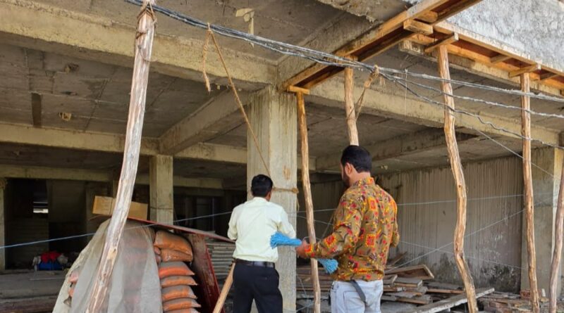 बिना अनुमति निर्माण पर प्राधिकरण का सख्त रुख- देहराखास में अवैध निर्माण पर एमडीडीए ने    सीलिंग की कार्रवाई