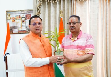 मुख्यमंत्री धामी से मिले कृषि मंत्री  जोशी,  मसूरी क्षेत्र के विकास कार्यो पर की चर्चा