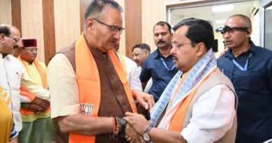 कैबिनेट मंत्री जोशी ने किया भाजपा के राष्ट्रीय अध्यक्ष नितिन नवीन का उत्तराखंड आगमन पर स्वागत एवं अभिनंदन, कहा – यह प्रवास संगठनात्मक दृष्टि से अत्यंत महत्वपूर्ण एवं मार्गदर्शक सिद्ध होगा