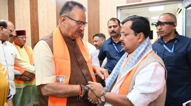 कैबिनेट मंत्री जोशी ने किया भाजपा के राष्ट्रीय अध्यक्ष नितिन नवीन का उत्तराखंड आगमन पर स्वागत एवं अभिनंदन, कहा – यह प्रवास संगठनात्मक दृष्टि से अत्यंत महत्वपूर्ण एवं मार्गदर्शक सिद्ध होगा