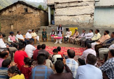 अपनों के बीच : भाजपा के प्रदेश मीडिया प्रभारी मनवीर चौहान ने तीन दिवसीय भ्रमण के दौरान यमुनोत्री क्षेत्र के कई गाँवों का किया दौरा, जन संवाद कर सुनी समस्याएं,ग्राम स्तर पर राज्य और केंद्र सरकार की संचालित योजनाओं की ली जानकारी अपनों के बीच : भाजपा के प्रदेश मीडिया प्रभारी मनवीर चौहान ने तीन दिवसीय भ्रमण के दौरान यमुनोत्री क्षेत्र के कई गाँवों का किया दौरा, जन संवाद कर सुनी समस्याएं,ग्राम स्तर पर राज्य और केंद्र सरकार की संचालित योजनाओं की ली जानकारी
