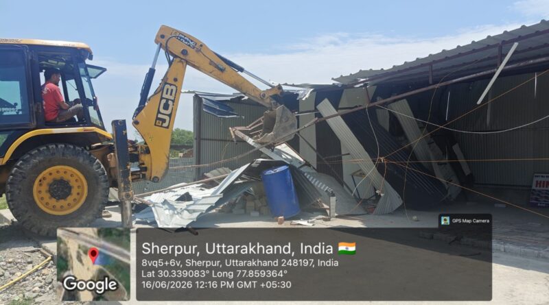 एमडीडीए ने सहसपुर और मसूरी क्षेत्र में  कई अवैध निर्माण और प्लॉटिंग पर चलाया बुलडोजर, प्राधिकरण की बड़ी कार्यवाही से मचा हड़कंप 