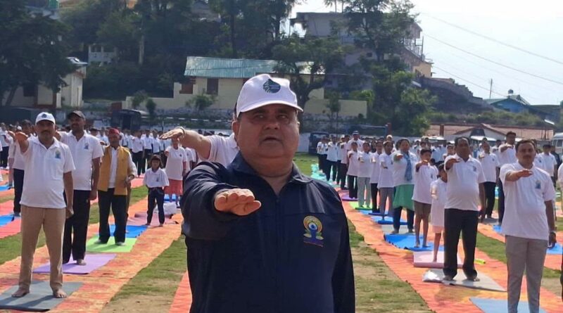 भाजपा ने मंडल स्तर पर जनसहभागिता के साथ मनाया 12वाँ अंतर्राष्ट्रीय योग दिवस : प्रदेश अध्यक्ष महेंद्र भट्ट ने कहा- योग विश्व के करोड़ों लोगों के स्वस्थ जीवन का  बना आधार