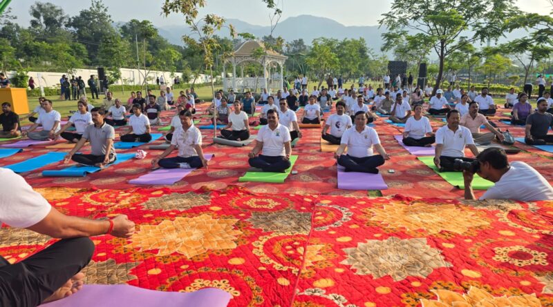 एमडीए सिटी फॉरेस्ट पार्क में  मुख्य सचिव संग हजारों लोगों ने किया योग, योग की छांव में विकास का संकल्प, पार्क बना स्वास्थ्य और प्रकृति का महाकुंभ
