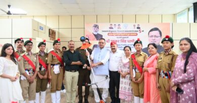 सैनिक कल्याण मंत्री जोशी ने एनसीसी कैडेटों का उत्साहवर्धन कर  दिया हरसंभव सहयोग का भरोसा