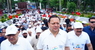 रन फॉर कारगिल हीरोज’ मैराथॉन को  सीएम धामी व सैनिक कल्याण मंत्री जोशी ने किया फ्लैग ऑफ , प्रतिभागियों को किया सम्मानित 