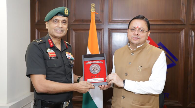 सीएम धामी से मिले NCC DG , उत्तराखण्ड में एनसीसी के विस्तार एवं आधुनिक आधारभूत संरचना के विकास पर हुई चर्चा