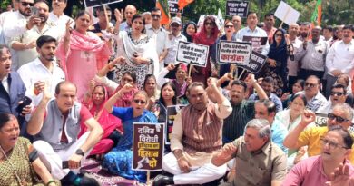 सामाजिक सौहार्द और सम्मान के मुद्दे पर भाजपा अनुसूचित जाति मोर्चा का प्रदेशव्यापी धरना,  कांग्रेस पर जमकर बोला हमला